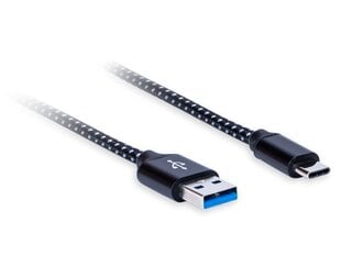 USB-C (M) - USB 3.0 A (M) kaapeli, pituus: 1.0m AQ Premium hinta ja tiedot | Kaapelit ja adapterit | hobbyhall.fi