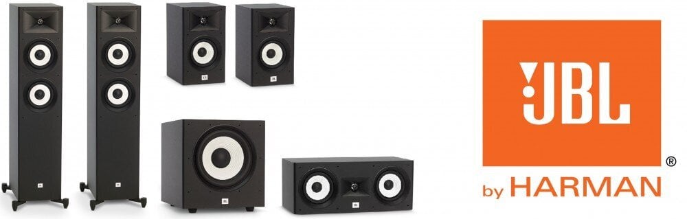 5.1 kotiteatterijärjestelmä JBL Stage A170 Stage A125C Stage A130 Stage A100P Stage A130 Stage A100P hinta ja tiedot | Kotiteatterit | hobbyhall.fi