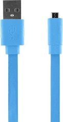 Bigben CABLEFLAT20MICBL -. Micro USB 2.1A kaapeli, pituus 20cm. hinta ja tiedot | Kaapelit ja adapterit | hobbyhall.fi