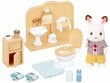 SYLVANIAN FAMILIES Suklaapupuveli Ja Pesuhuone hinta ja tiedot | Tyttöjen lelut | hobbyhall.fi