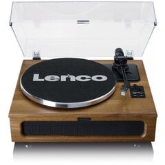 Lenco LS-410WA levysoitin kaiuttimilla ja Bluetoothilla hinta ja tiedot | Vinyylilevysoittimet ja gramofonit | hobbyhall.fi