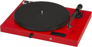 Pro-Ject levysoitin JukeBox E + OM5E piano punainen hinta ja tiedot | Vinyylilevysoittimet ja gramofonit | hobbyhall.fi