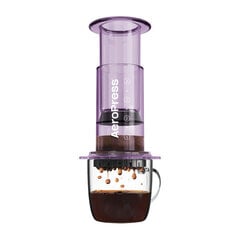 Purple AeroPress - kristallinkirkas kahvinkeitin hinta ja tiedot | Kahvinkeittimen tarvikkeet | hobbyhall.fi