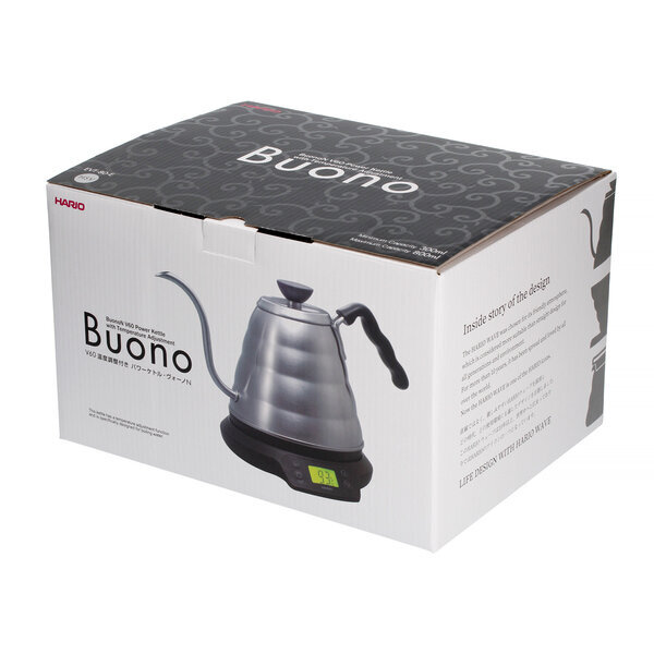 Hario V60 Temperature Controlled Power Buono vedenkeitin - 0.8l tilavuus hinta ja tiedot | Vedenkeittimet | hobbyhall.fi