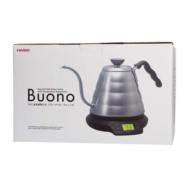 Hario V60 Temperature Controlled Power Buono vedenkeitin - 0.8l tilavuus hinta ja tiedot | Vedenkeittimet | hobbyhall.fi