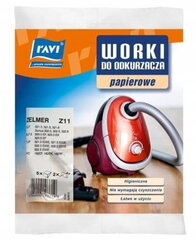 Zelmer Z11 pölynimuripussit + 2 suodatinta 5 kappaletta hinta ja tiedot | Pölynimureiden lisätarvikkeet | hobbyhall.fi