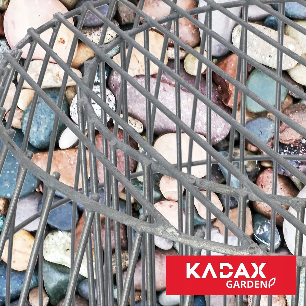 Gabion Garden -kukkaruukku teräksestä 87cm, galvanoitu hinta ja tiedot | Kukkaruukut | hobbyhall.fi