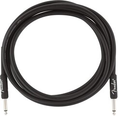 Fender Kabel Professional -sarja, 3M musta hinta ja tiedot | Kitarat | hobbyhall.fi