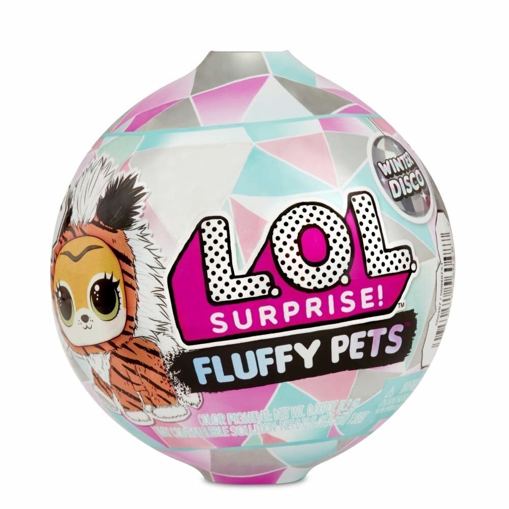 MGA L.O.L. Winter Disco Fluffy Pets -yllätyspakkaus hinta ja tiedot | Tyttöjen lelut | hobbyhall.fi