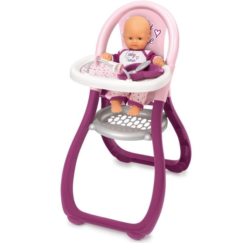 Nuken syöttötuoli Smoby Baby Nurse, 220342 hinta ja tiedot | Tyttöjen lelut | hobbyhall.fi