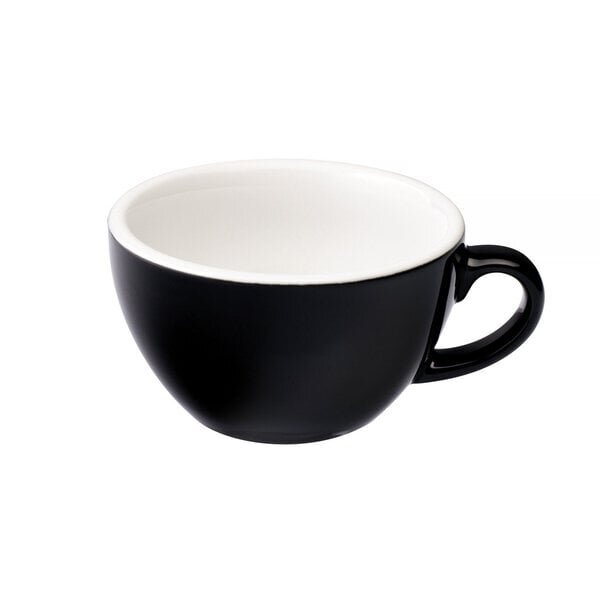 Loveramics Egg Cappuccino Cup & Saucer 200ml - Musta hinta ja tiedot | Kahvinkeittimen tarvikkeet | hobbyhall.fi