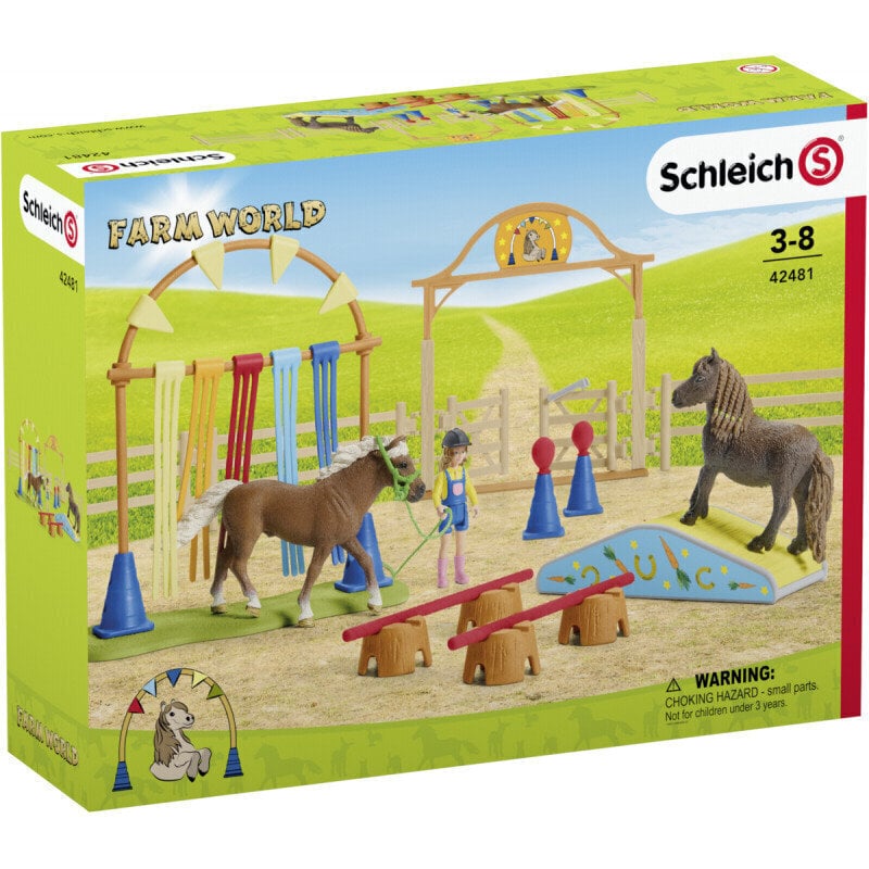 Schleich Farm World poniharjoituskenttä hinta ja tiedot | Tyttöjen lelut | hobbyhall.fi