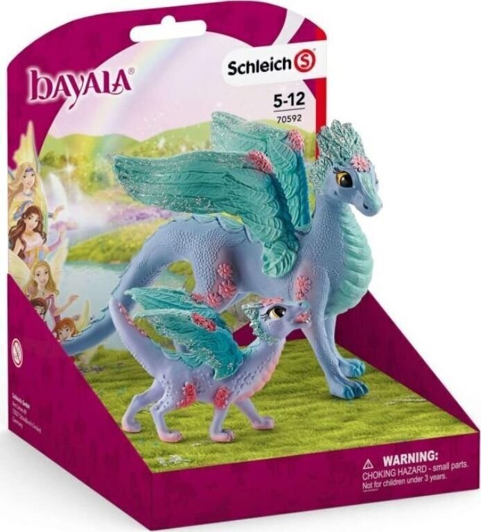 SCHLEICH BAYALA Kukkalohikäärme-emo ja poikanen hinta ja tiedot | Tyttöjen lelut | hobbyhall.fi