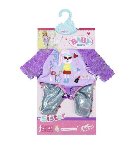 BABY born Fashion 2 assorted 43cm hinta ja tiedot | Tyttöjen lelut | hobbyhall.fi