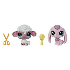 HASBRO LITTLEST PET SHOP Lemmikkien salonki, 2 hahmoa hinta ja tiedot | Tyttöjen lelut | hobbyhall.fi