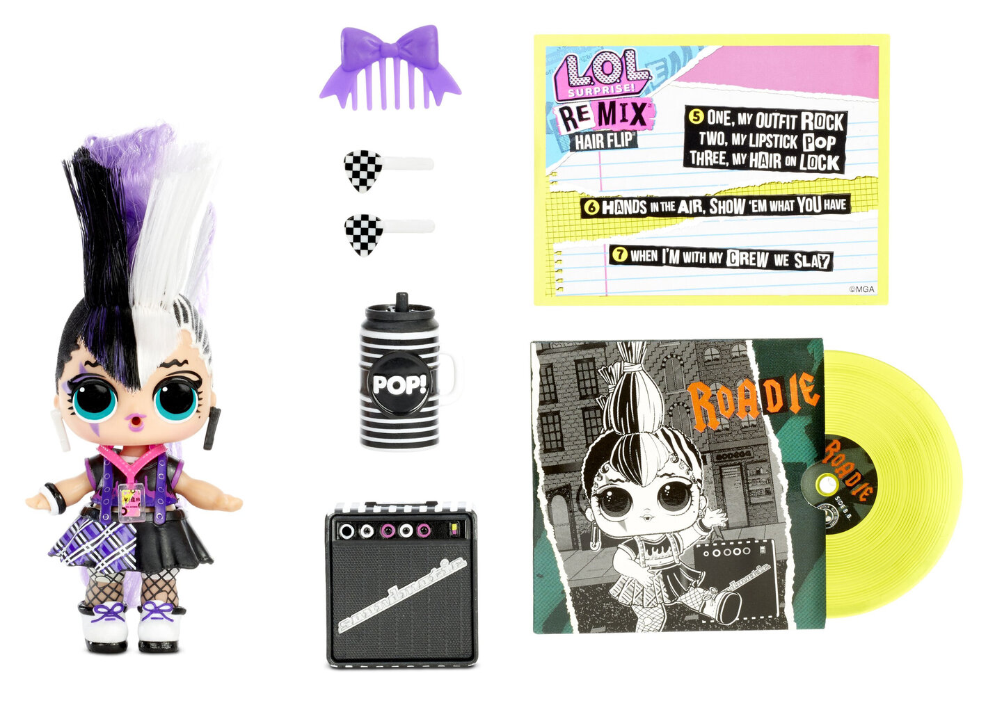 L.O.L. Surprise Remix Hairflip -yllätyspakkaus hinta ja tiedot | Tyttöjen lelut | hobbyhall.fi