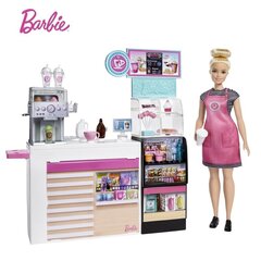 Barbie nukkesetti "Kahvila" hinta ja tiedot | Tyttöjen lelut | hobbyhall.fi