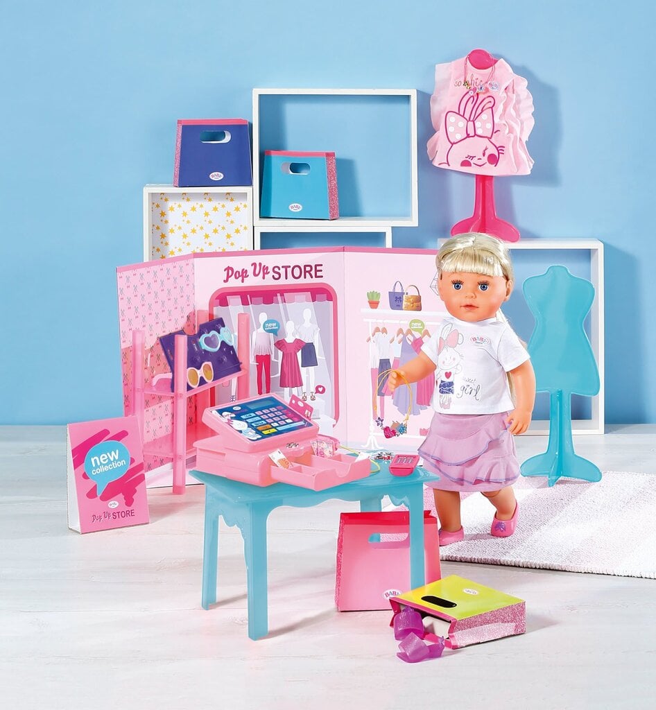 Baby Born Boutique Pop Up Store - vaatekauppa hinta ja tiedot | Tyttöjen lelut | hobbyhall.fi