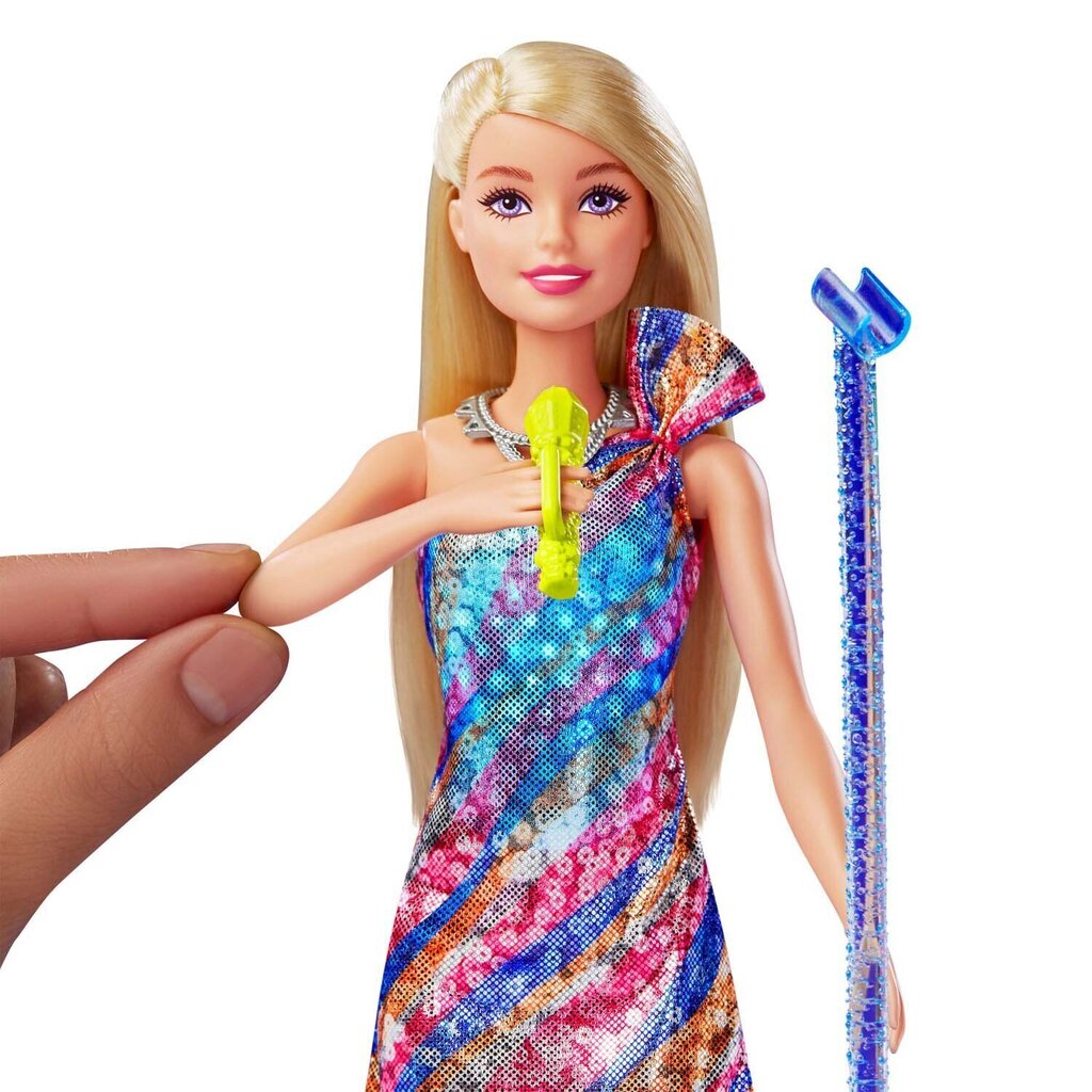 Laulava Barbie® äänellä ja valolla GYJ23 hinta ja tiedot | Tyttöjen lelut | hobbyhall.fi