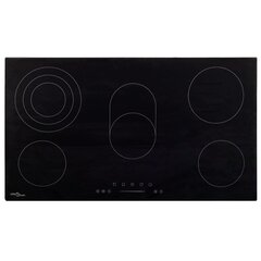 Keraaminen liesi 5 poltinta kosketushallinta 77 cm 8500 W hinta ja tiedot | Liesitasot | hobbyhall.fi