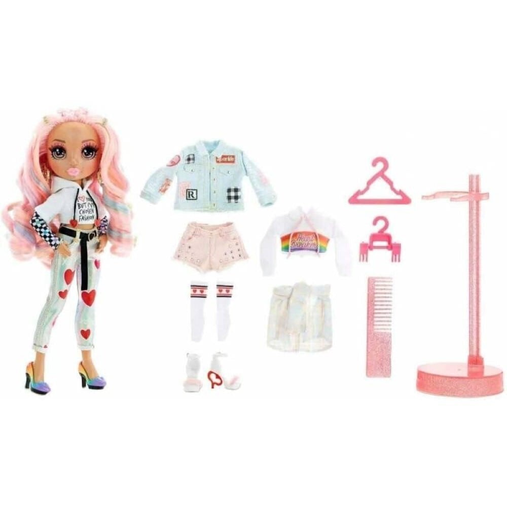 RAINBOW HIGH Kia Hart -muotinukke, 29 cm hinta ja tiedot | Tyttöjen lelut | hobbyhall.fi