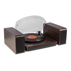 Fenton RP168DW levysoitin kaiuttimilla Dark Wood hinta ja tiedot | Vinyylilevysoittimet ja gramofonit | hobbyhall.fi