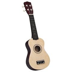 Sopraano ukulelesarja laukulla lapsille vaalea puu 21" hinta ja tiedot | Kitarat | hobbyhall.fi