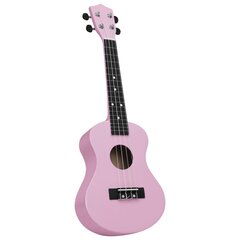 Sopraano ukulelesarja laukulla lapsille vaaleanpunainen 23" hinta ja tiedot | Kitarat | hobbyhall.fi