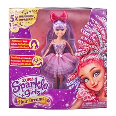 Sparkle Girlz Hair Dreams -nukke, 27 cm hinta ja tiedot | Tyttöjen lelut | hobbyhall.fi