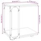 vidaXL Sivupöytä pyörillä musta 50x35x55,5 cm tekninen puu hinta ja tiedot | Sohvapöydät | hobbyhall.fi