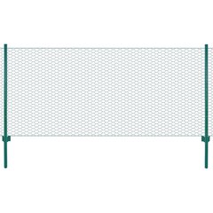 Verkkoaita pylväillä 25x0,5 m hinta ja tiedot | Aidat ja tarvikkeet | hobbyhall.fi