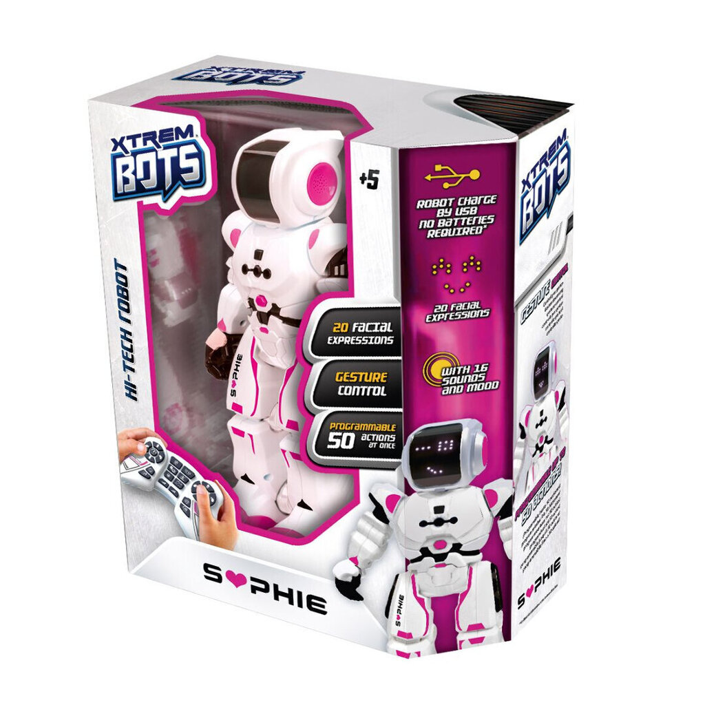 Xtreme Bots Sophie Bot -robotti hinta ja tiedot | Tyttöjen lelut | hobbyhall.fi