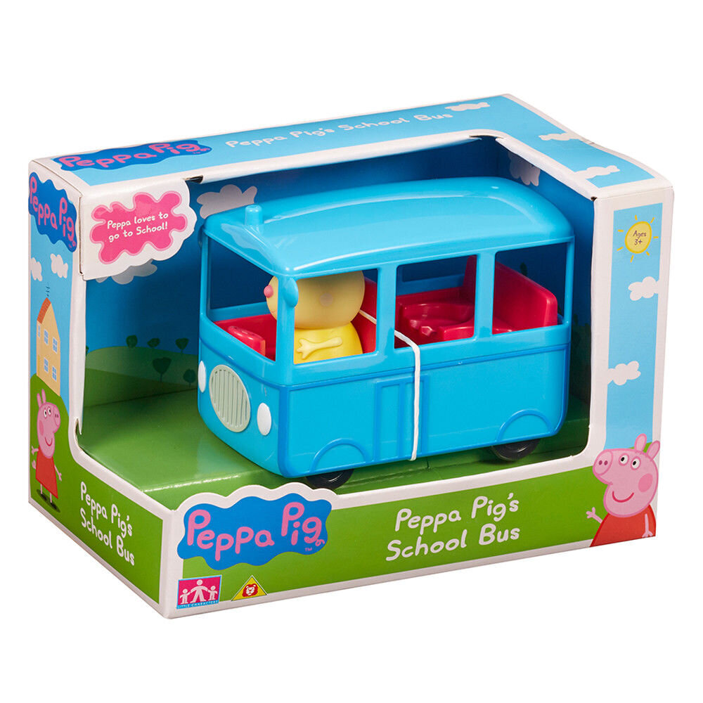 Porsas Peppa Koulubussi + hahmoja hinta ja tiedot | Tyttöjen lelut | hobbyhall.fi