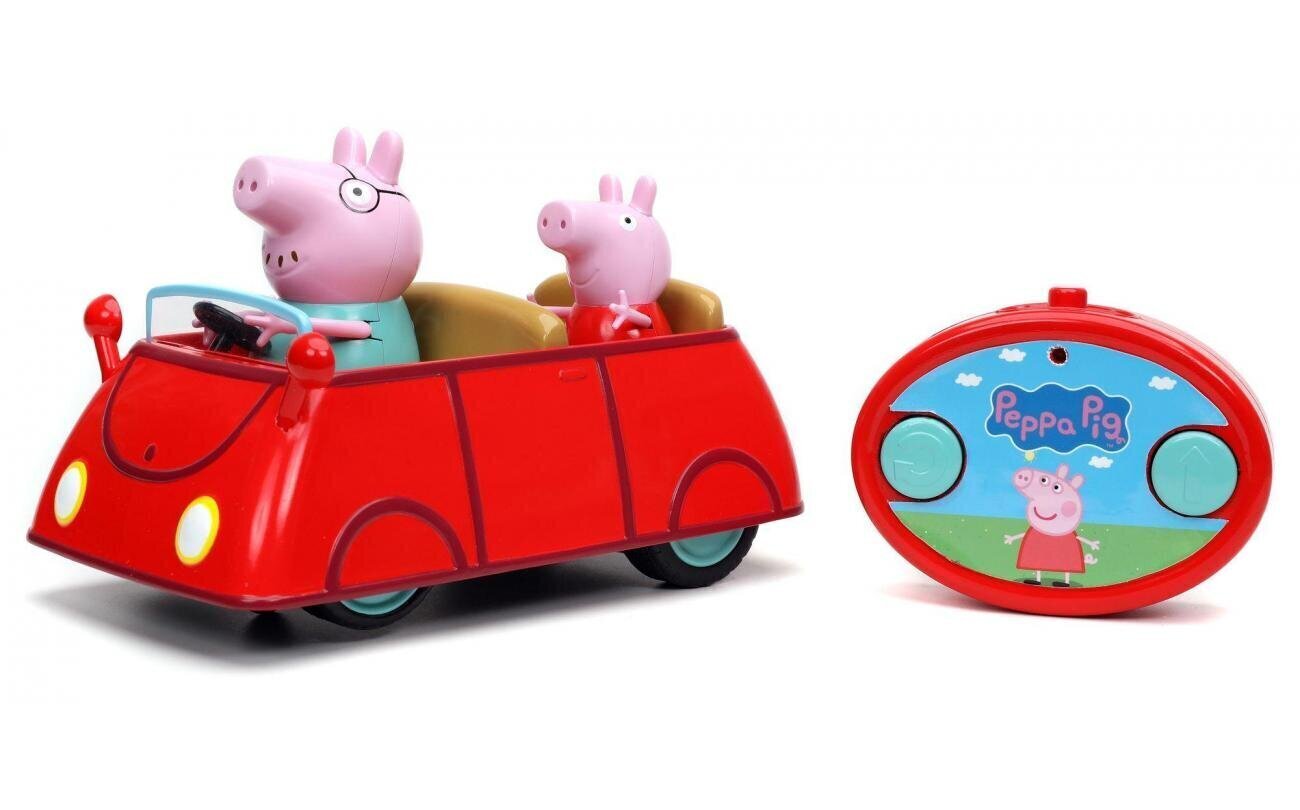 Kaukosäätimellä varustettu automalli hahmoilla Peppa Pig (Pipsa Possu). hinta ja tiedot | Tyttöjen lelut | hobbyhall.fi