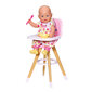 Doll Baby Born ruokapöydän tuoli. hinta ja tiedot | Tyttöjen lelut | hobbyhall.fi