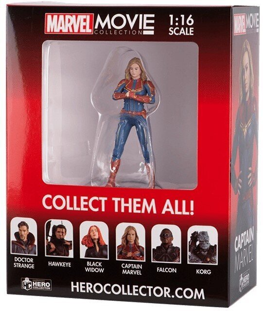 Eaglemoss Marvel elokuva Captain Marvel 1:16 hinta ja tiedot | Poikien lelut | hobbyhall.fi