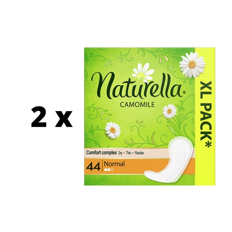 Hygieniatyynyt NATurella Camomile Normal, 44 kpl x 2 kpl hinta ja tiedot | Tamponit ja terveyssiteet | hobbyhall.fi