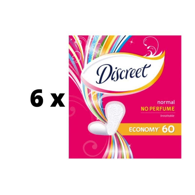 Terveyssiteet Discreet Normal, 60 kpl x 6 kpl paketti hinta ja tiedot | Tamponit ja terveyssiteet | hobbyhall.fi