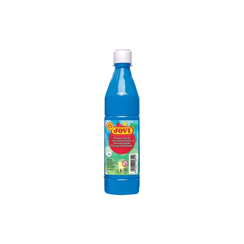 Guassi pullossa JOVI 506, 500 ml, sininen hinta ja tiedot | Taide- ja askartelutarvikkeet | hobbyhall.fi