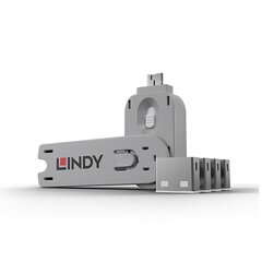 Lindy USB PORT BLOCKER 4PACK/WHITE 40454 LINDY hinta ja tiedot | Kaapelit ja adapterit | hobbyhall.fi