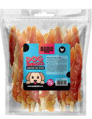 Bubu Pets pehmeä kananrinta raakanahkatikuilla 500g hinta ja tiedot | Bubu Pets Lemmikit | hobbyhall.fi