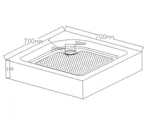 Suihkukaappi Mexen Rio alustalla ja sifonilla, 70x70,80x80,90x90, puolimatta hinta ja tiedot | Suihkukaapit ja suihkunurkat | hobbyhall.fi