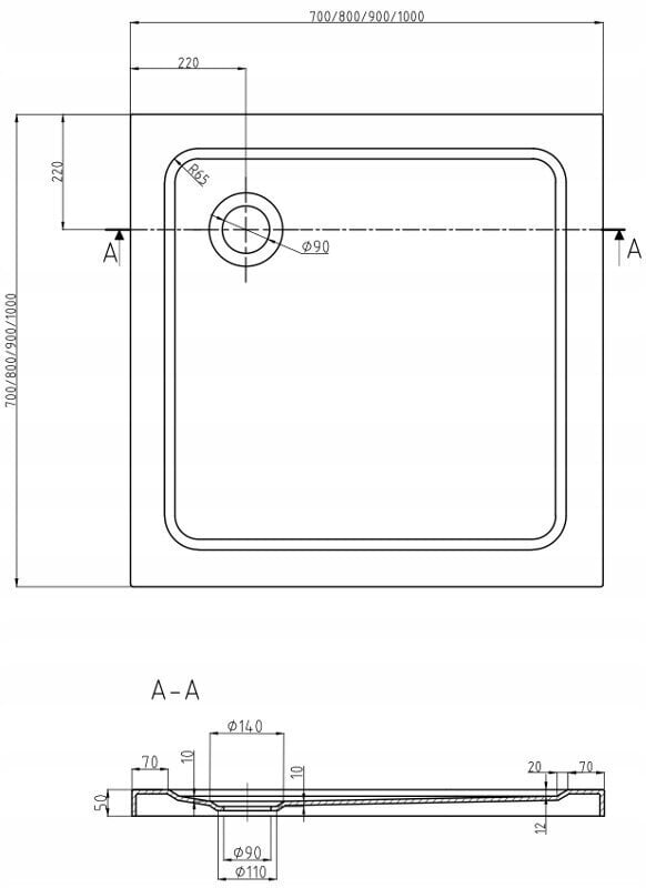 Suihkukaappi Mexen Lima Grey 70x70,80,90,100,110,120 cm hinta ja tiedot | Suihkukaapit ja suihkunurkat | hobbyhall.fi