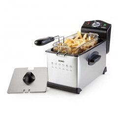 Friteerauskeitin 3L 2000W / STEEL DO514FR DOMO hinta ja tiedot | Airfryerit ja friteerauskeittimet | hobbyhall.fi