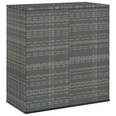 Puutarhan säilytyslaatikko PE-rottinki 100x49x103,5 cm harmaa hinta ja tiedot | Kompostorit ja jäteastiat | hobbyhall.fi