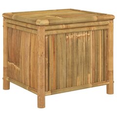 Ulkosäilytyslaatikko 60x52x55cm bambu hinta ja tiedot | Kompostorit ja jäteastiat | hobbyhall.fi