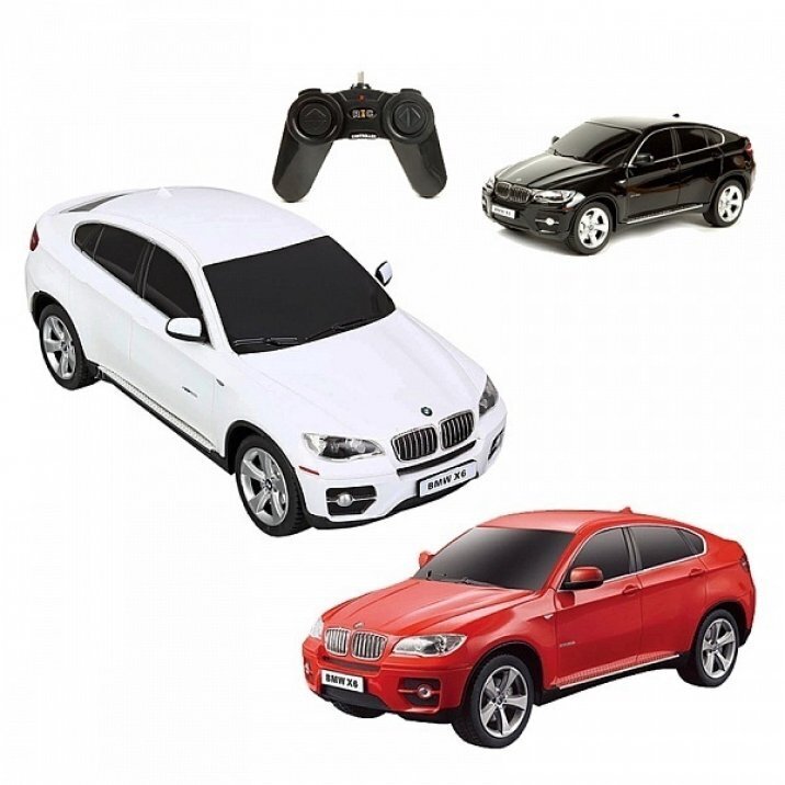 RASTAR kauko-ohjattava auto 1:24 Bmw X6 RC hinta ja tiedot | Poikien lelut | hobbyhall.fi