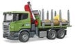 Bruder Scania puutavara-auto hinta ja tiedot | Poikien lelut | hobbyhall.fi