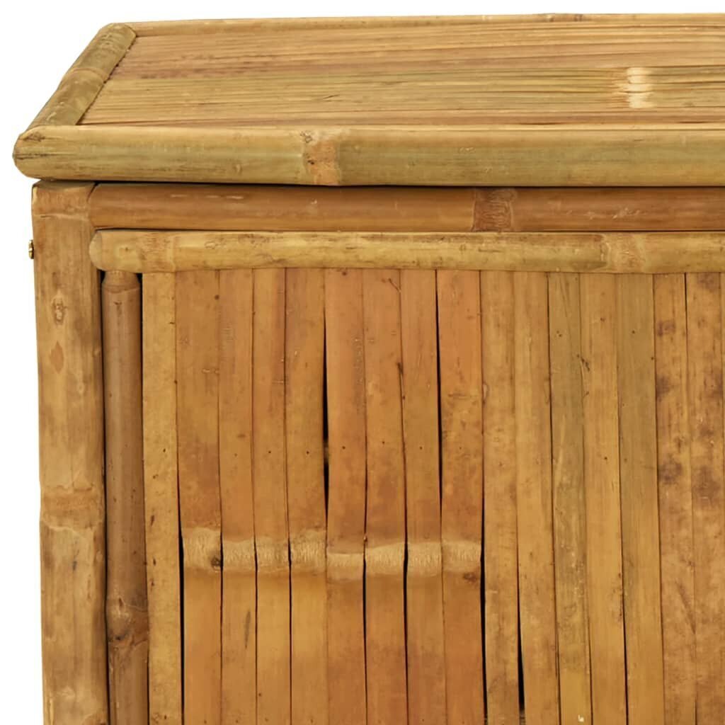 Ulkosäilytyslaatikko 110x52x55 cm bambu hinta ja tiedot | Kompostorit ja jäteastiat | hobbyhall.fi