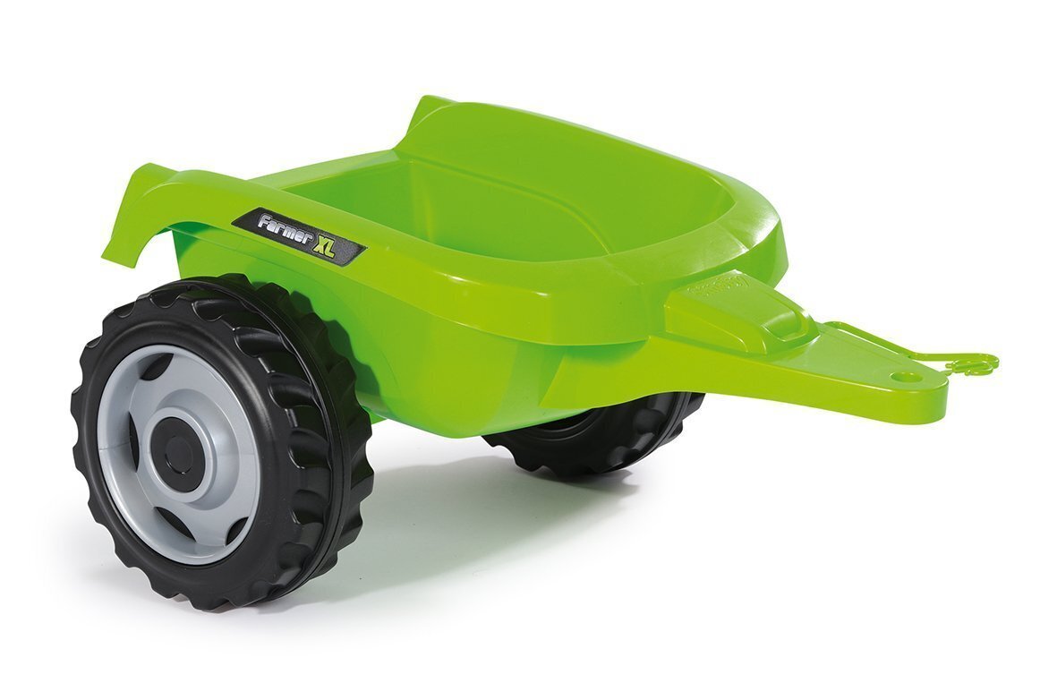 Traktori perävaunulla Smoby Farmer XL, vihreä hinta ja tiedot | Poikien lelut | hobbyhall.fi